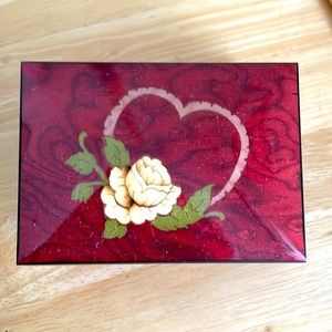 Vintage The San Francisco Music Box Company musical jewellery box